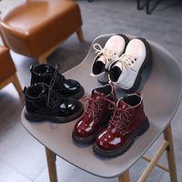 Unisex Casual Solid Color Martin Boots main image 1
