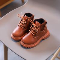 Unisex Fashion Solid Color Round Toe Martin Boots main image 2