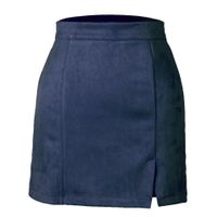 Fashion Solid Color Polyester Above Knee Skirts main image 2