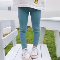 Basic Solid Color Cotton Blend Pants & Leggings main image 4