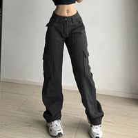 Women's Daily Fashion Solid Color Full Length Pocket Jeans main image 2
