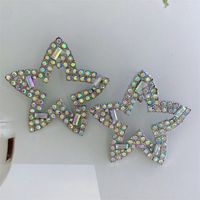 Shiny Geometric Alloy Inlay Rhinestones Women's Drop Earrings 1 Pair main image 4