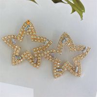 Shiny Geometric Alloy Inlay Rhinestones Women's Drop Earrings 1 Pair main image 3