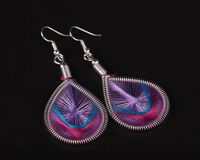 1 Pair Ethnic Style Oval Water Droplets Alloy Plating Women's Drop Earrings sku image 2