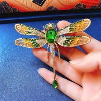 Lady Insect Alloy Stoving Varnish Plating Artificial Gemstones Unisex Brooches main image 1
