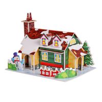 Paper Children's Puzzle Assembly Diy Christmas 3d Three-dimensional Puzzle Toy main image 2