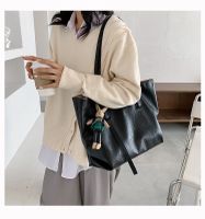 Women's Medium Pu Leather Solid Color Fashion Square Magnetic Buckle Tote Bag sku image 2