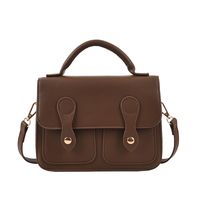 Femmes Petit Faux Cuir Géométrique Élégant Fermeture Éclair Sac Carré main image 5