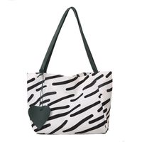 Women's Fashion Zebra Canvas Shopping Bags main image 2