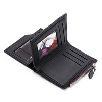 Men's Solid Color Pu Leather Open Wallets main image 5