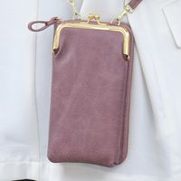 Women's All Seasons Pu Leather Solid Color Fashion Square Zipper Phone Wallet main image 3