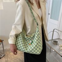 Women's Medium Spring&summer Canvas Solid Color Fashion Square Zipper Tote Bag main image 3