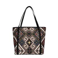 Women's Medium Spring&summer Pu Leather Geometric Ethnic Style Bucket Zipper Bucket Bag main image 3