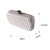 Polyester Einfarbig Linge Quadrat Tasche Clutch sku image 7