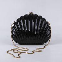 Abs Solid Color Shell Evening Bags sku image 3