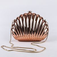 Abs Solid Color Shell Evening Bags sku image 4