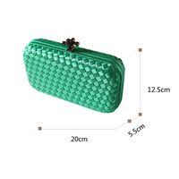 Polyester Einfarbig Linge Quadrat Tasche Clutch sku image 6