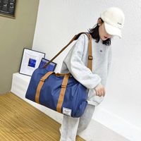 Unisex Fashion Solid Color Oxford Cloth Waterproof Travel Bags main image 5