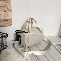 Unisex Fashion Solid Color Nylon Waterproof Travel Bags sku image 1