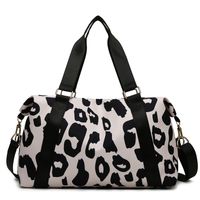Unisex Fashion Leopard Oxford Cloth Waterproof Travel Bags sku image 1