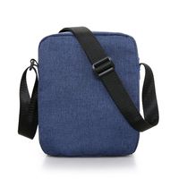 Men's Small Canvas Solid Color Fashion Square Zipper Crossbody Bag main image 4
