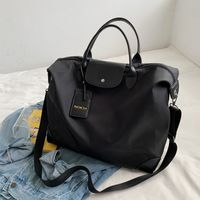 Unisex Fashion Solid Color Nylon Travel Bags sku image 2