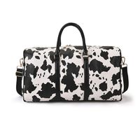 Unisex Fashion Leopard Pu Leather Travel Bags sku image 4