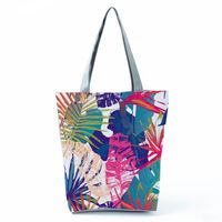 Women's Fashion Plant Polyester Shopping Bags sku image 1