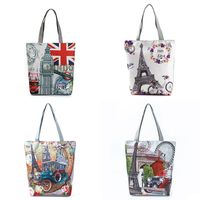 Women's Fashion Printing Polyester Shopping Bags main image 1