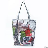 Women's Fashion Printing Polyester Shopping Bags sku image 9