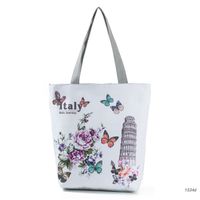 Women's Fashion Printing Polyester Shopping Bags sku image 1