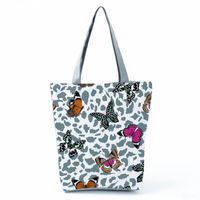 Women's Fashion Butterfly Polyester Shopping Bags sku image 1