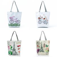 Women's Fashion Printing Polyester Shopping Bags main image 3