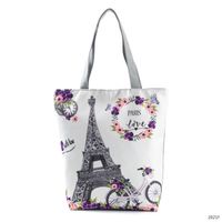 Women's Fashion Printing Polyester Shopping Bags sku image 11