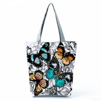 Women's Fashion Butterfly Polyester Shopping Bags sku image 3