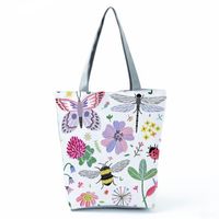 Women's Fashion Butterfly Polyester Shopping Bags sku image 4