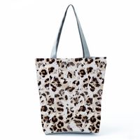 Frau Mode Schlangenhaut Leopard Polyester Einkaufstasche sku image 2