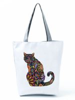 Women's Fashion Animal Polyester Shopping Bags sku image 6
