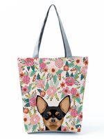 Women's Fashion Animal Polyester Shopping Bags sku image 14