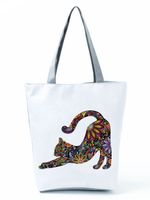 Women's Fashion Animal Polyester Shopping Bags sku image 3