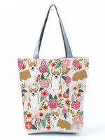 Women's Fashion Animal Polyester Shopping Bags sku image 11