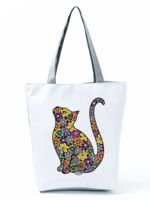Women's Fashion Animal Polyester Shopping Bags sku image 7