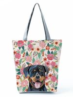 Women's Fashion Animal Polyester Shopping Bags sku image 15