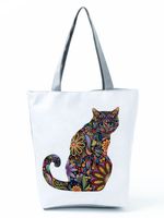 Women's Fashion Animal Polyester Shopping Bags sku image 19