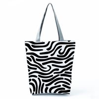 Women's Fashion Snakeskin Leopard Polyester Shopping Bags sku image 8