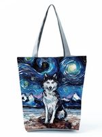 Women's Fashion Animal Polyester Shopping Bags sku image 8