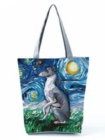 Women's Fashion Animal Polyester Shopping Bags sku image 28