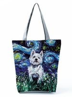 Women's Fashion Animal Polyester Shopping Bags sku image 20