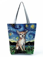 Women's Fashion Animal Polyester Shopping Bags sku image 17