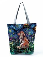 Women's Fashion Animal Polyester Shopping Bags sku image 25